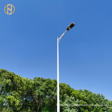 8M Galvanized Street Lighting Columns With 80W LED